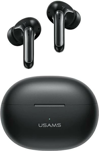 Kufje wireless USAMS X-Don Series TWS, Bluetooth 5.3, dy mikrofona, ENC, të zeza