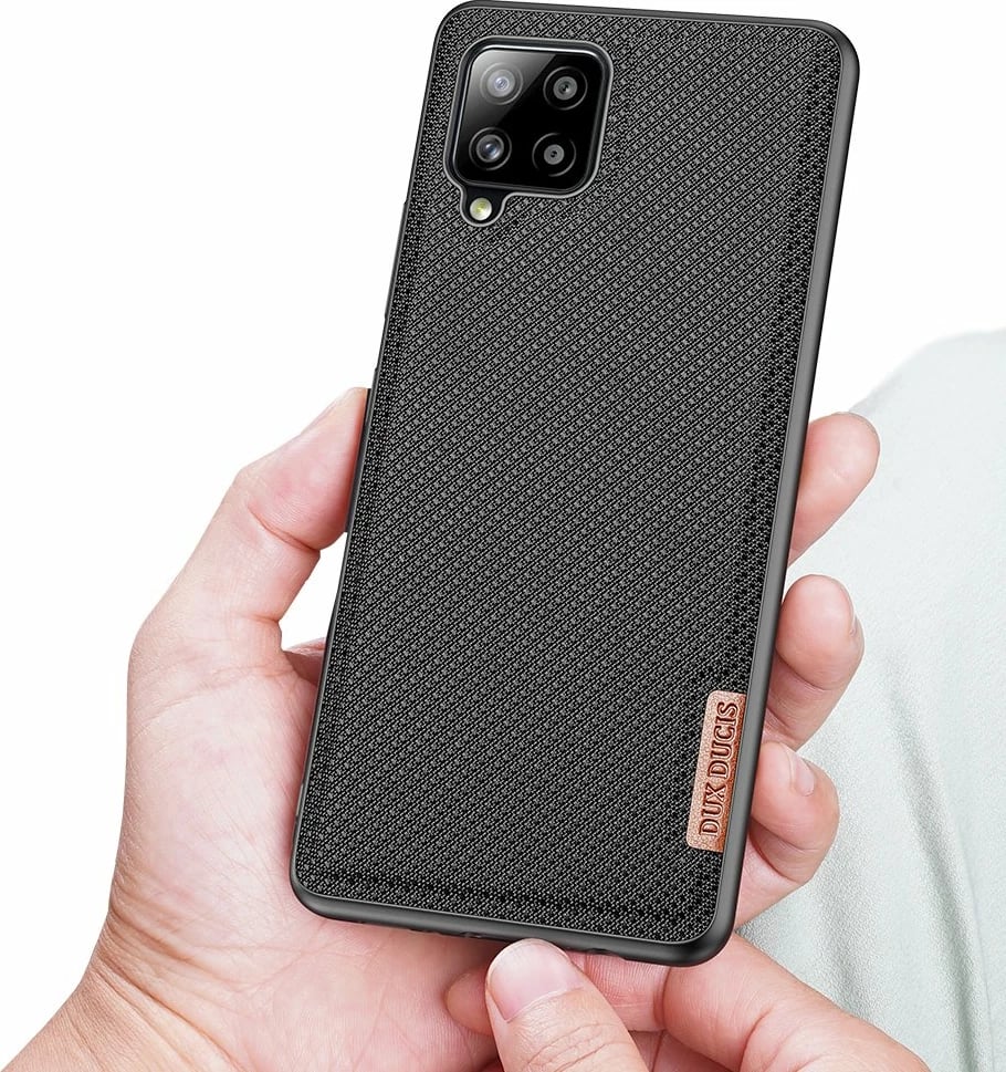 Mbështjellës Dux Ducis Fino për Samsung Galaxy A42 5G, najlon, i zi