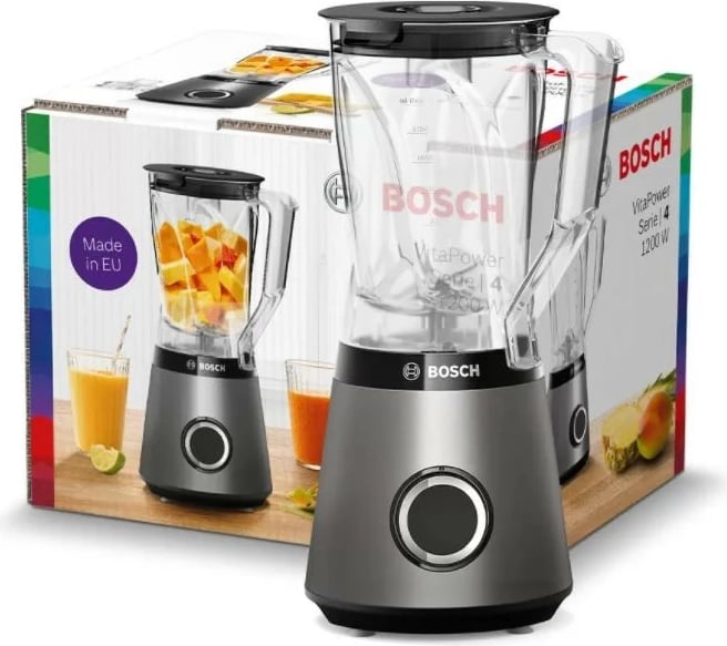 Blender Bosch MMB6141S, 1.5L, 1200W, inox
