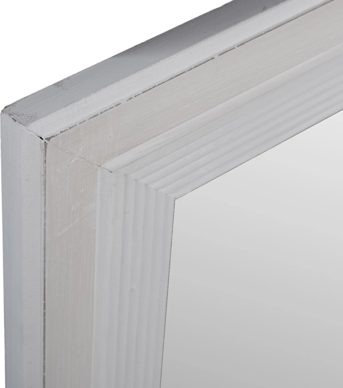 Pasqyrë FH7191, patinë e bardhë, 60x2x80 cm