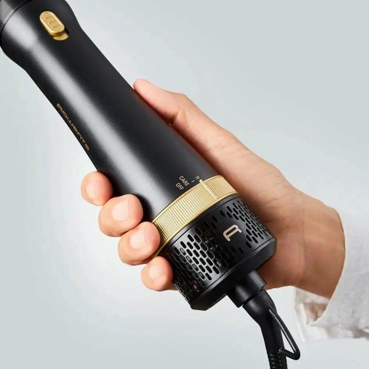 Furçë flokësh me ajër 4-në-1, Rowenta CF6330F0, veshje qeramike, opsion ajër i ftohtë 