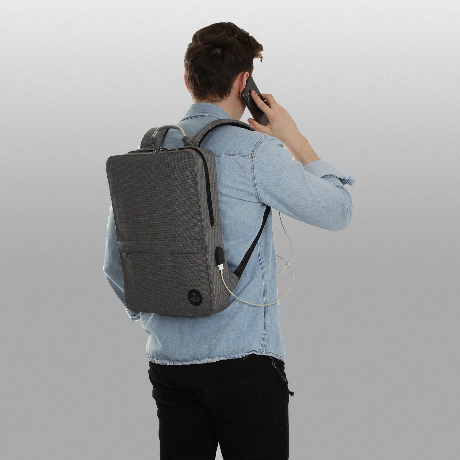 Çantë laptopi Zoozie Bags, anthracite, 3154
