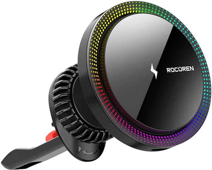 Mbushës wireless për veturë Rocoren RCZJ-XK01, 15W, i zi