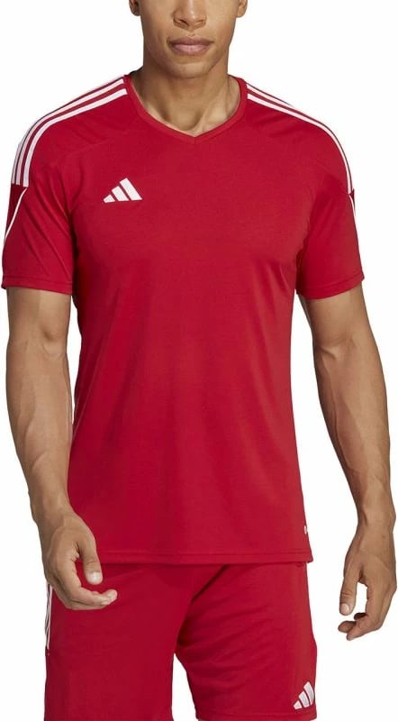Maicë adidas për meshkuj, e kuqe