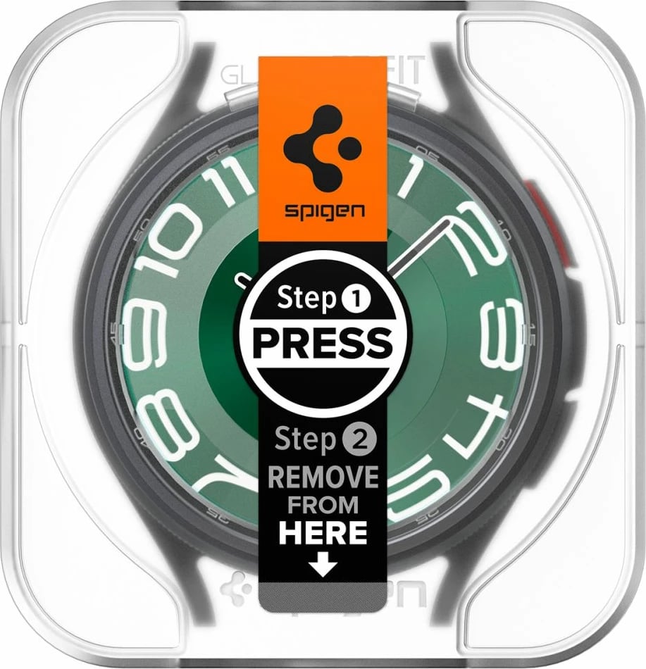 Xham i temperuar Spigen Glas.tR EZ Fit për Samsung Galaxy Watch 6 Classic 47mm, 2 copë