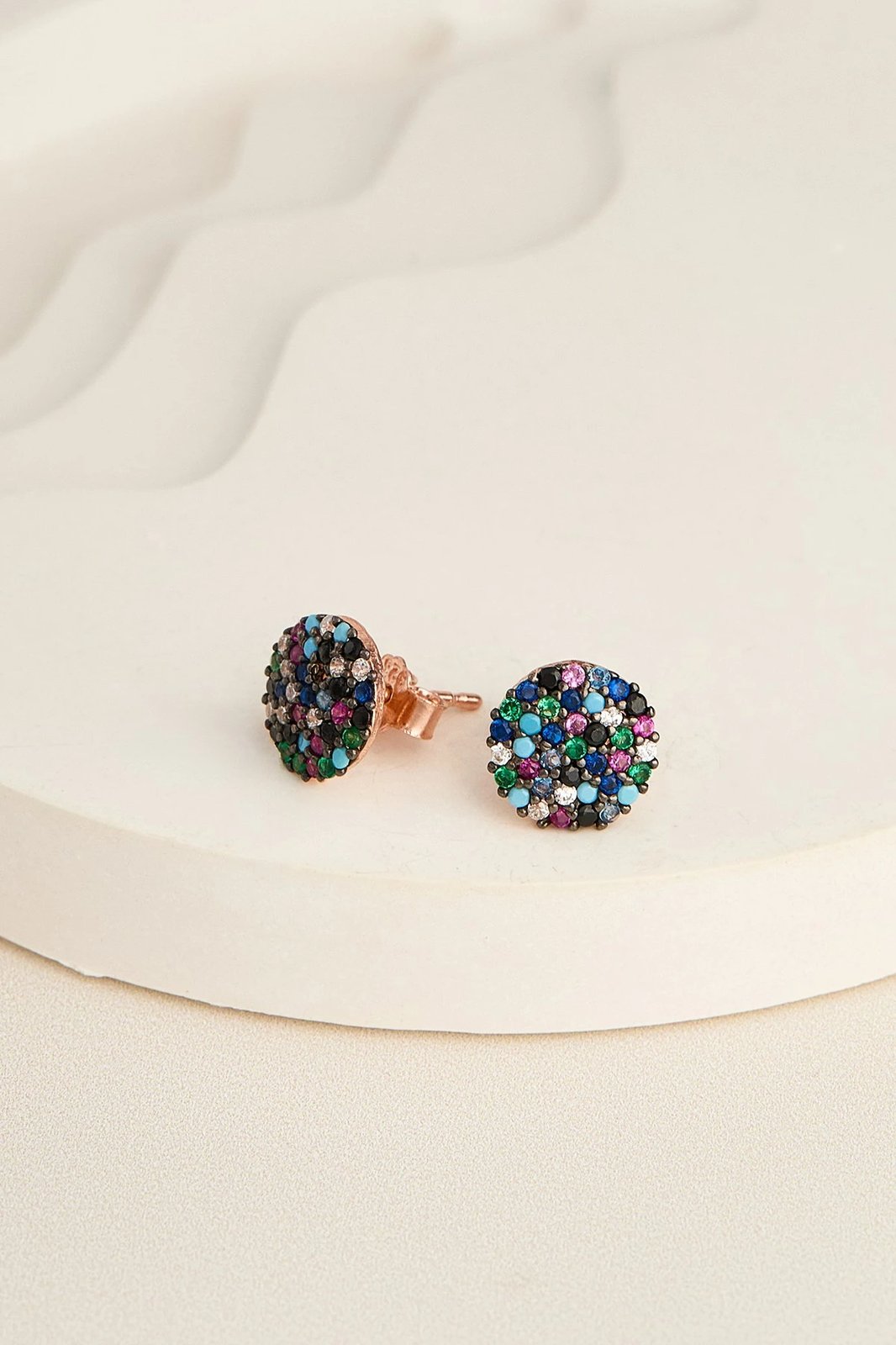 Vathë argjendi Elika, ngjyrë rozë ari, ELKAB92223