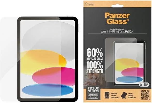 Xham mbrojtës PanzerGlass Ultra-Wide Fit për iPad Air 10.9"/11" 2024
