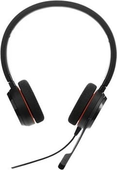 Kufje Jabra Evolve 20 Duo MS me mikrofon, USB, e zezë