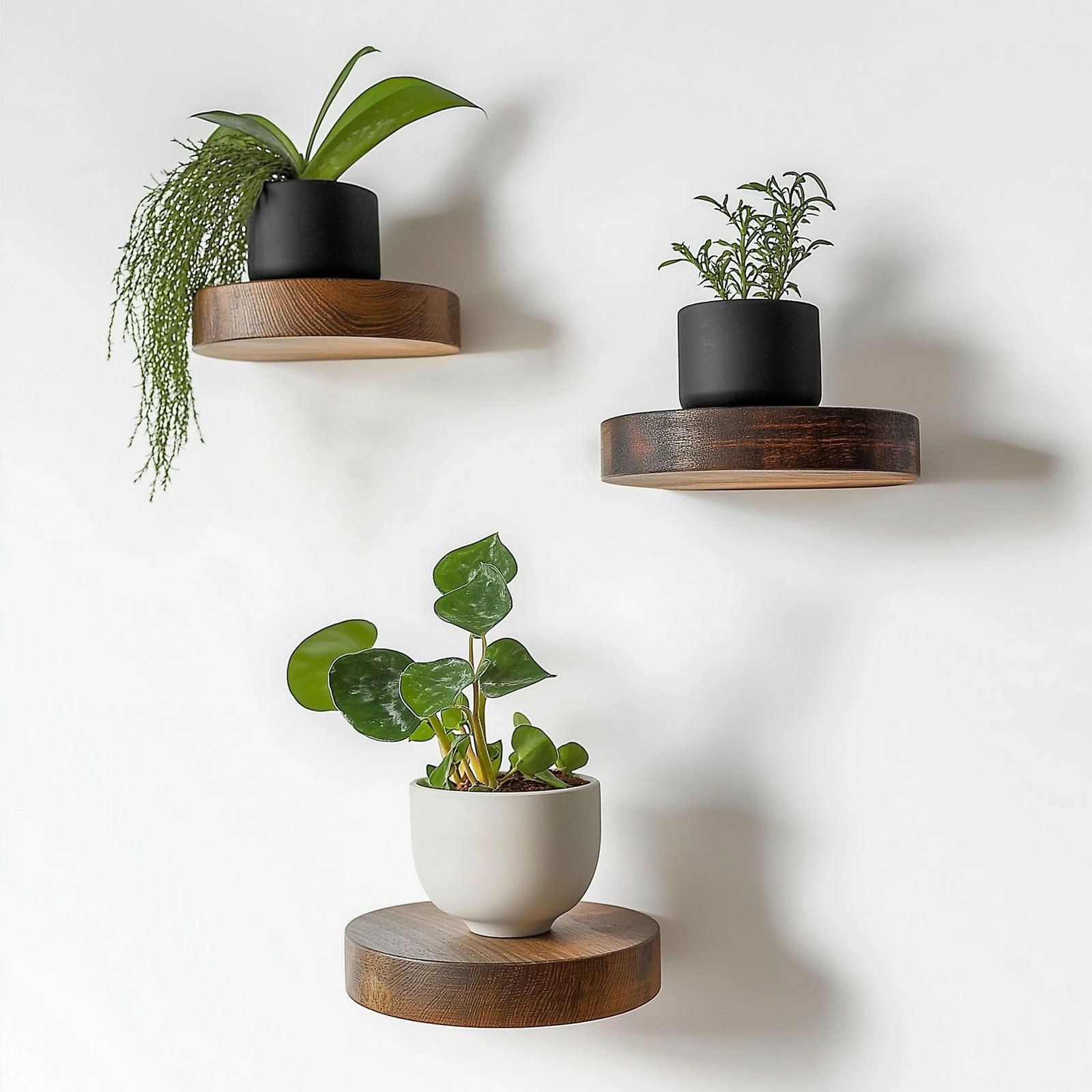 Set rafesh dekorativ prej druri, Hanah Home, Raf283