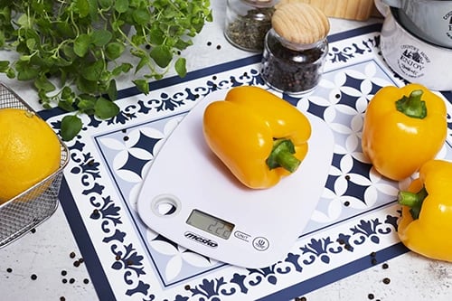 Peshore kuzhine Adler MS3159 5 kg/5000 ml, saktësi 1 g, ekran LCD, e bardhë