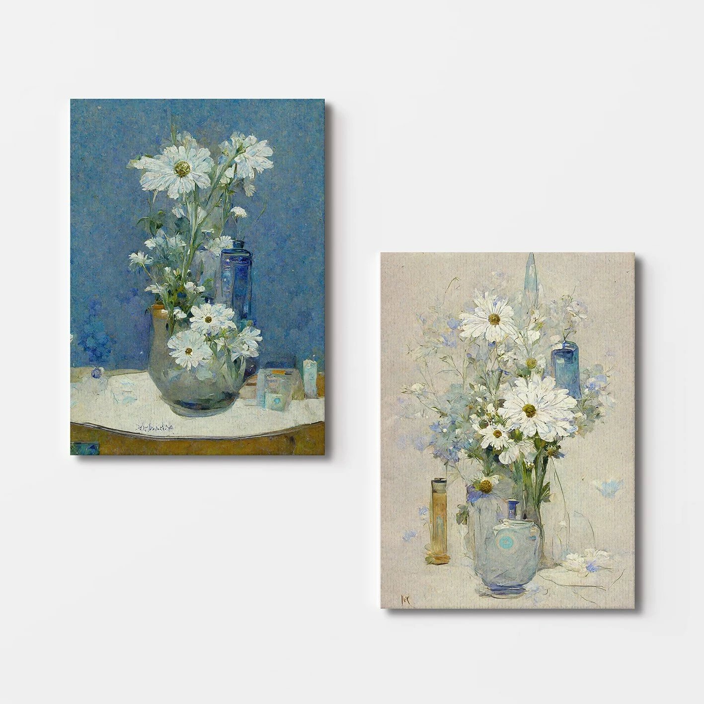 Pikturë dekorative në kanavacë (2 copë), Wallity, 2KNV4304, 70x100cm