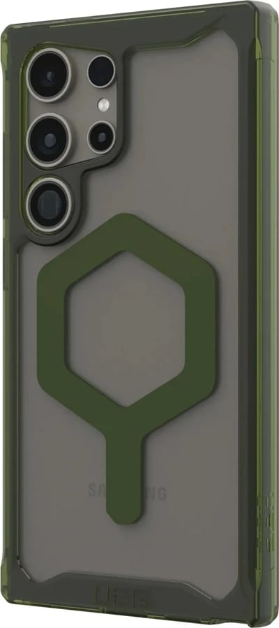 Mbështjellës Urban Armor Gear Plyo PRO për Samsung, 6.8", TPU, Olive/Transparent