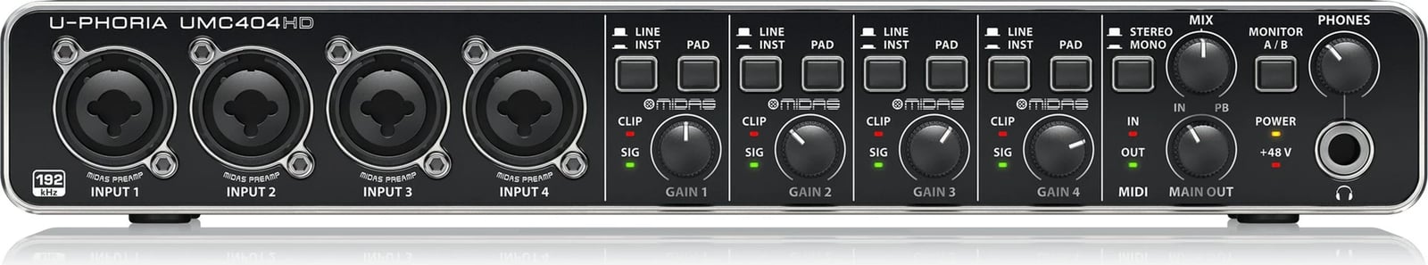 Interfejs audio Behringer UMC404HD, i zi