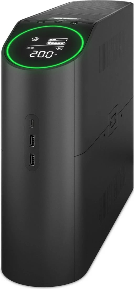 Kasë UPS APC Back-UPS Pro BGM2200B-GR, 2200VA/1320W, Tower, 230V, RGB, e zezë Kasë UPS APC Back-UPS Pro BGM2200B-GR, 2200VA/1320W, Tower, 230V, RGB, e zezë
