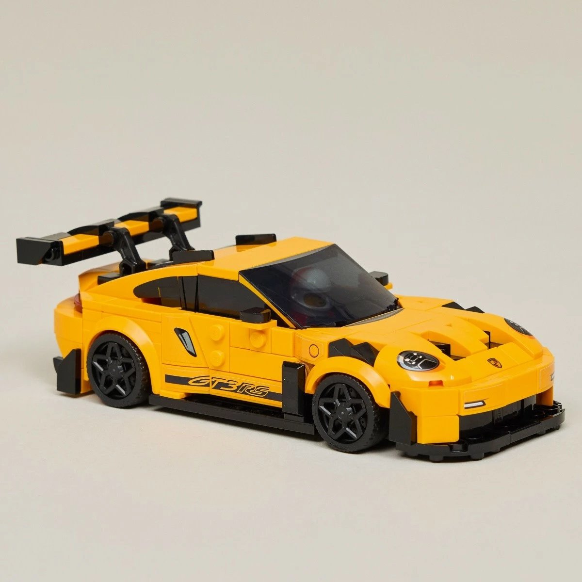 Set ndërtimi LEGO Speed Champions Porsche 911 GT3 RS, 348 pjesë, e verdhë