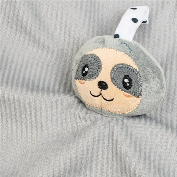 Lodër pelushi bebe, New Baby, Sloth Toys, pelush i butë ngushëllues me nyje dhe varëse, shumëngjyrëshe