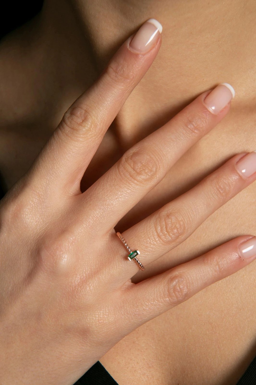 Unazë argjendi Elika Silver, ngjyrë rozë ari, FA182778