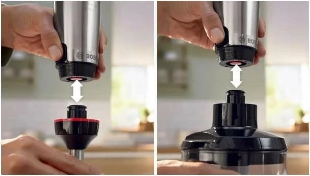 Blender dore Bosch ErgoMaster MSM6M622, 1000W, zi-e argjendtë