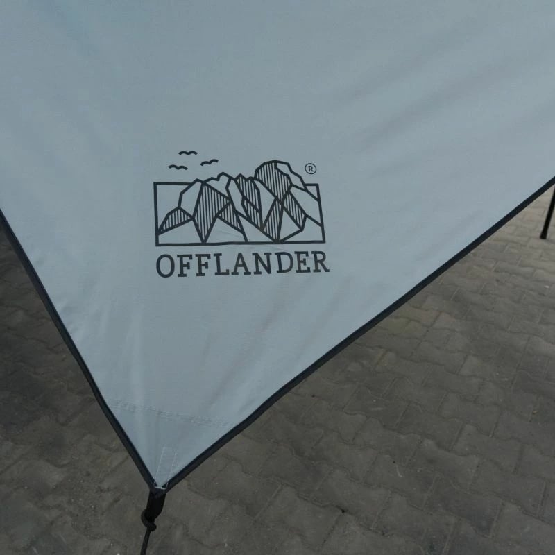 Tendë anësore për çadër mbi veturë Offlander, gri