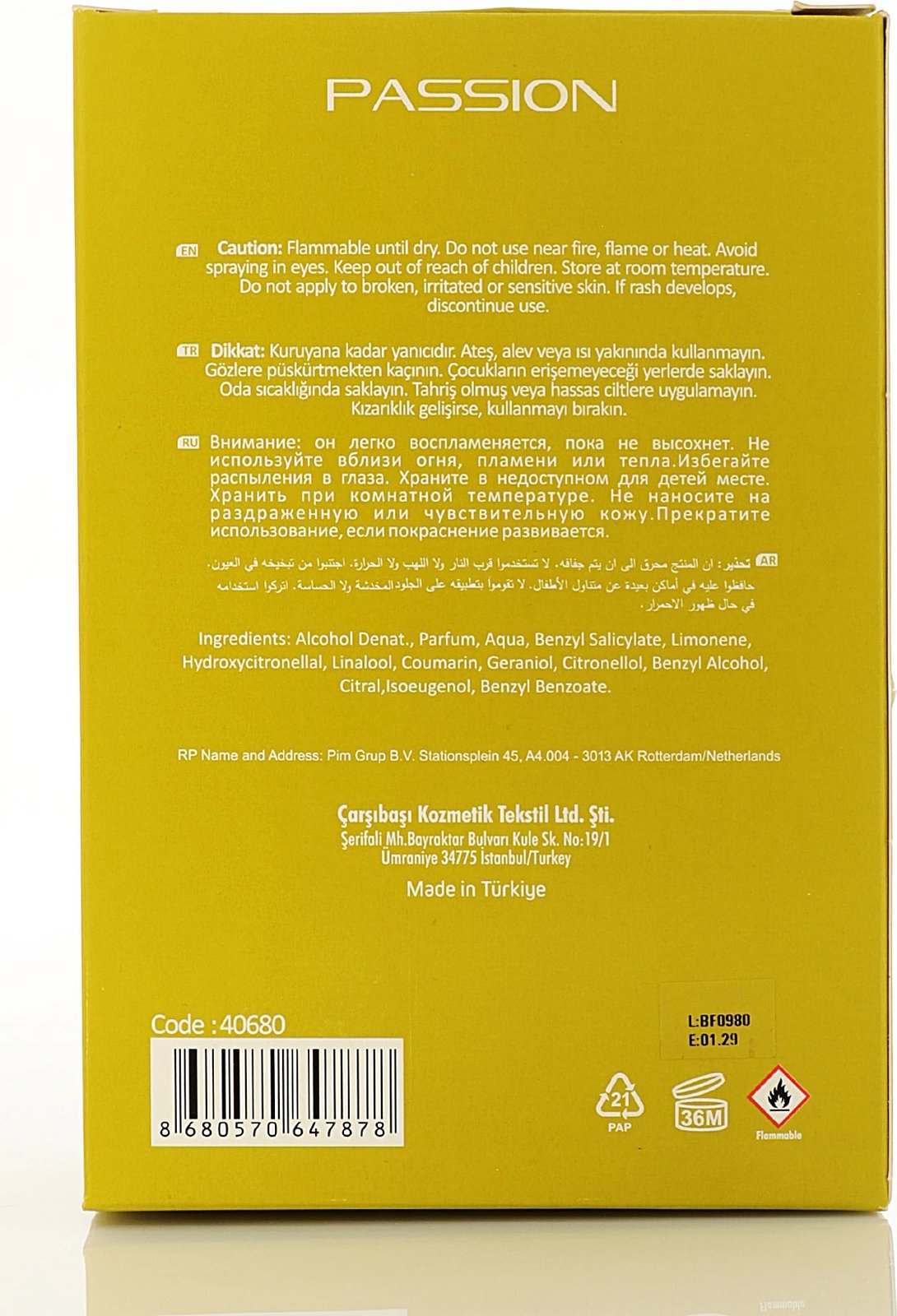 Parfum për gra Alberto Taccini, 40680, 100ml