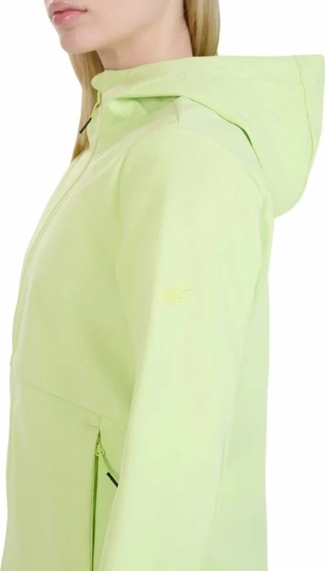 Jakne softshell për femra 4F, e gjelbër