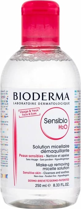 Ujë micelar për femra BIODERMA Sensibio H2O, 250ml