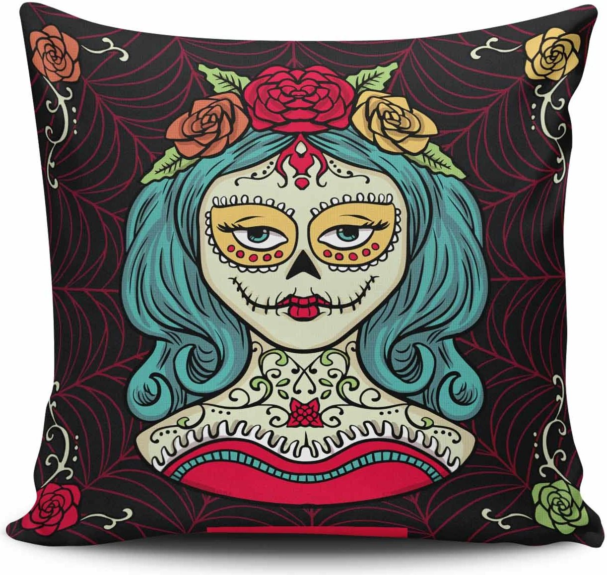 Jastëk dekorativ Aberto Design, shumëngjyrësh, NKLF-324, 43x43cm