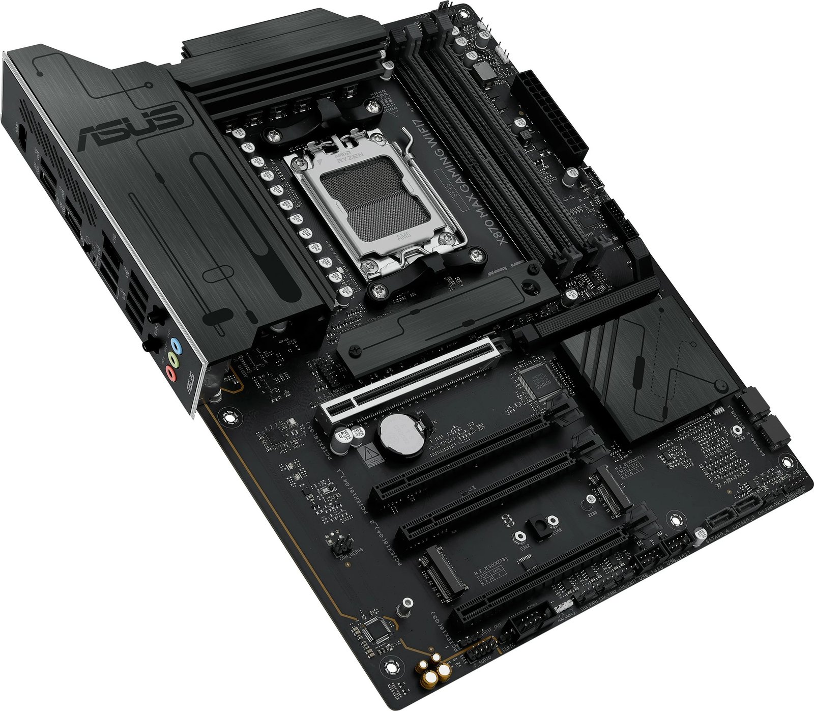 Pllakë amë ASUS X870 MAX GAMING WIFI7, Socket AM5, DDR5, ATX, Wi-Fi 7, e zezë