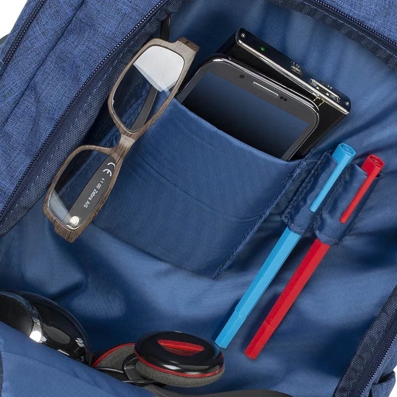 Çantë shpine Rivacase 7560, Blu Poliester