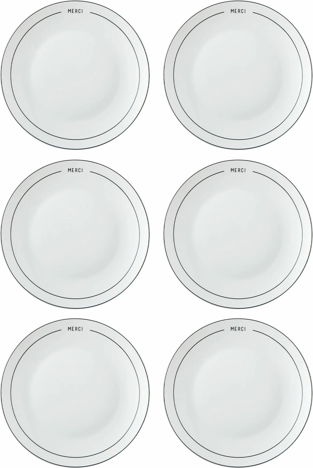 Set pjatash ëmbëlsirash (6 copë), Hermia, DNR0075