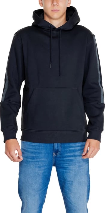 Felpa për meshkuj Calvin Klein Jeans, e zezë