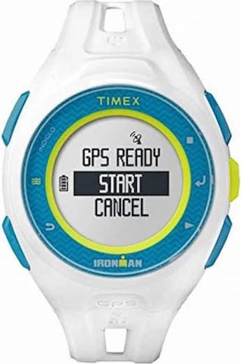 Orë dore sportive TIMEX IRONMAN RUN X-20 për femra, e bardhë