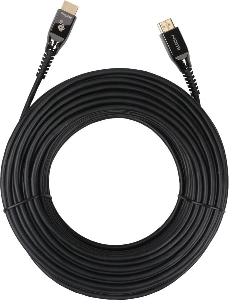 Kabllo HDMI optike TB AKTBXVHFO2040MB, 40m, 4K, E zezë