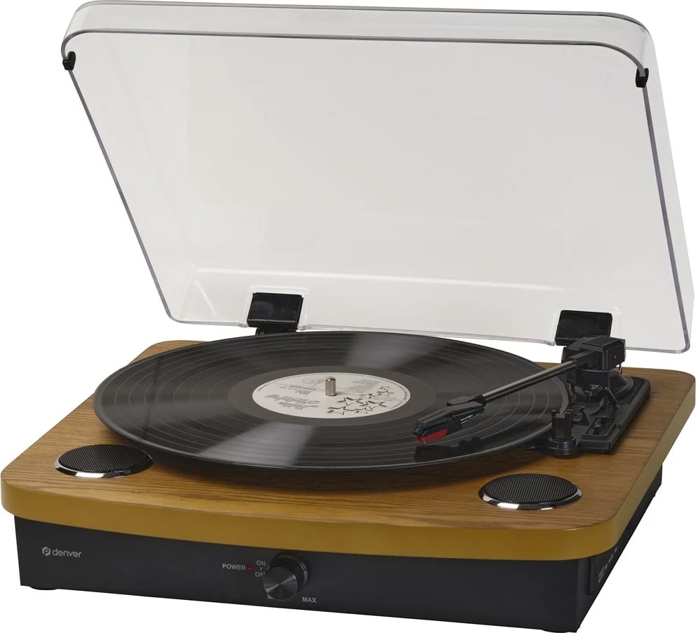 Gramafon Denver VPL-230LW me BT dhe USB, dru i çelur