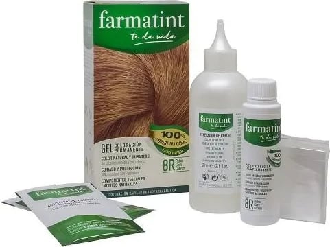 Ngjyrë për flokë Farmatint 8R Rubio Claro Cobrizo 135ml unisex