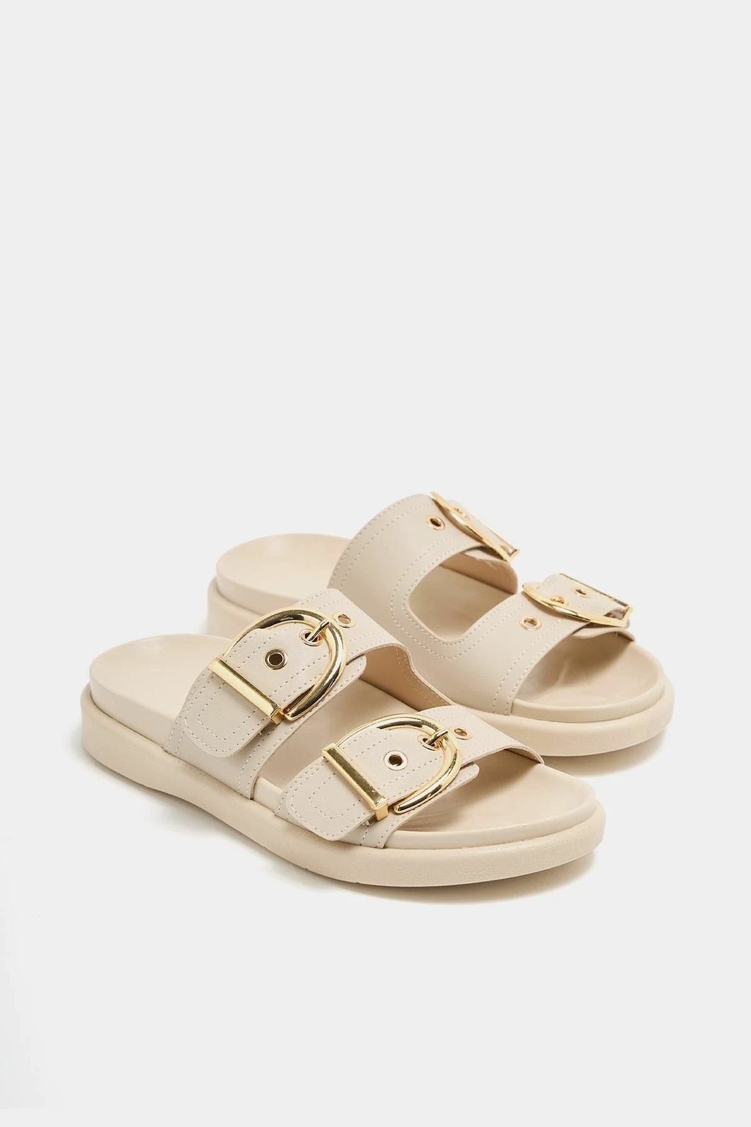 Pantofla për gra, krem, Jumeon, MK1340125YR20-002