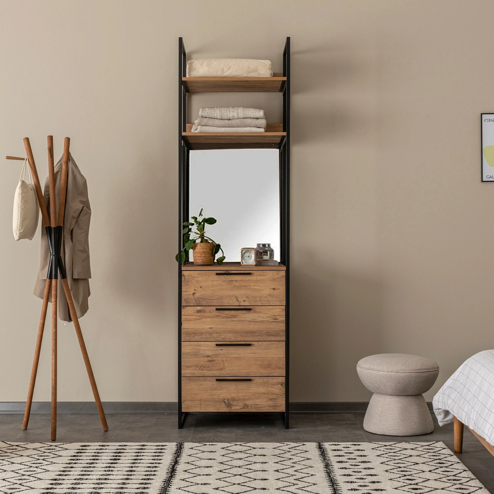 Set garderobash Skye Decor, Dynamic Takım - 8, ngjyrë Atlantic Pine