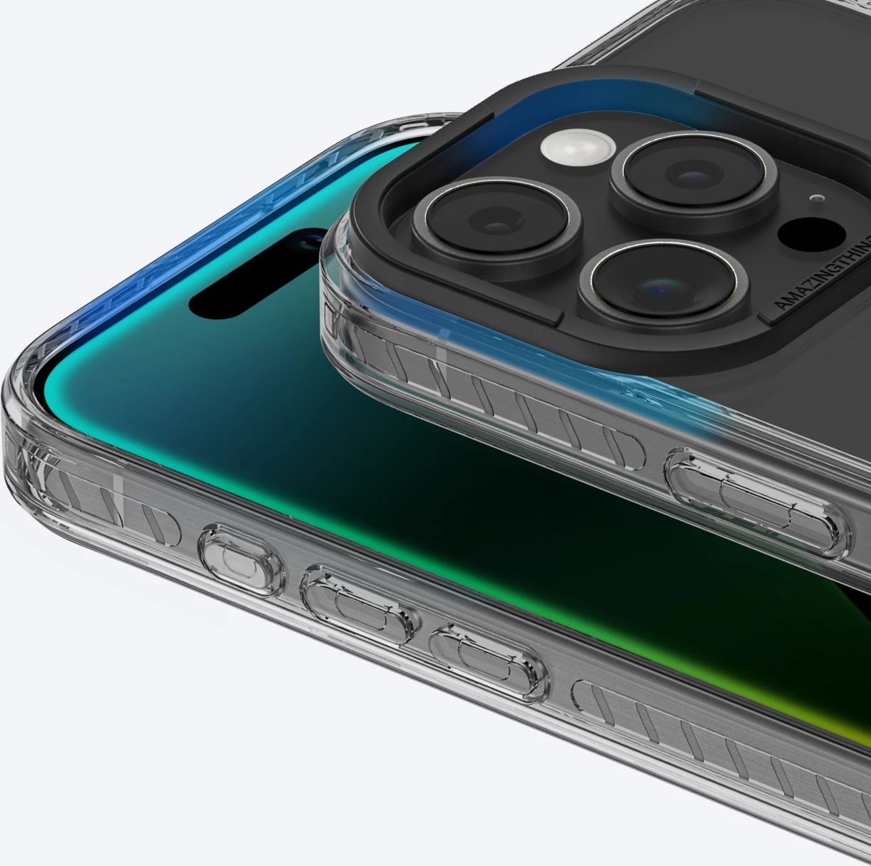 Mbështjellës AmazingThing Titan Pro Mag me unazë magnetike për iPhone 16 Pro, i zi