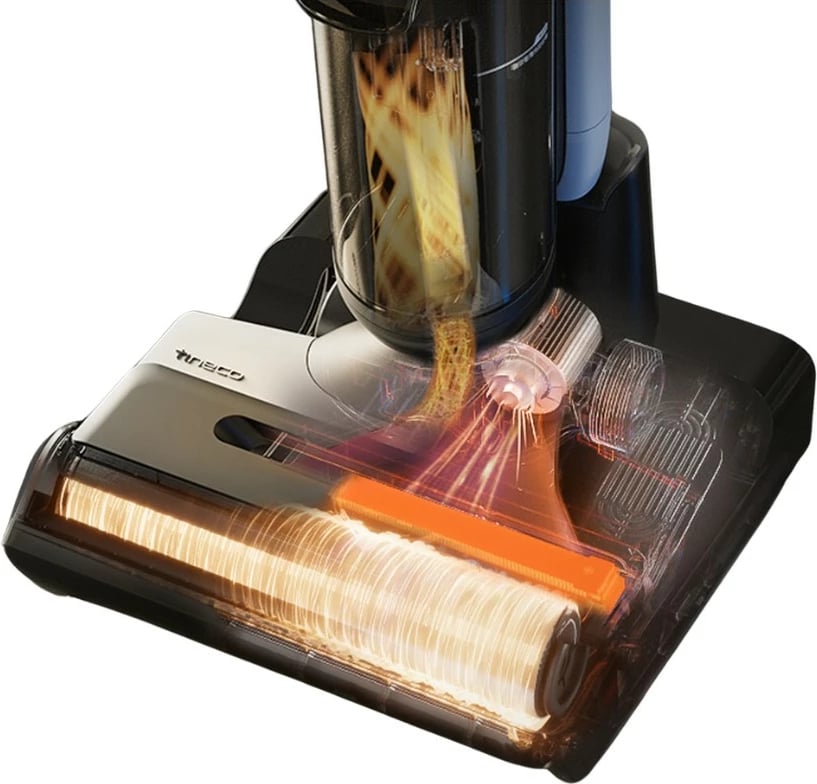 Fshesë stick Tineco Floor One S6 Flashdry Pet, 4Ah, LED, pa qese, gri