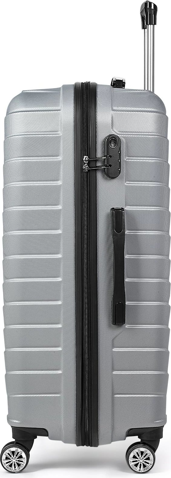 Set valixhesh (3 copë), Zoozie Bags, P55UCVLZ04, ngjyrë gri