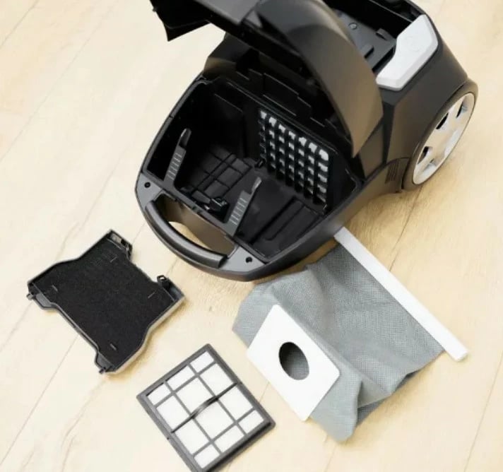 Fshesë me korrent me qese MPM MOD-54, 850W, e zezë