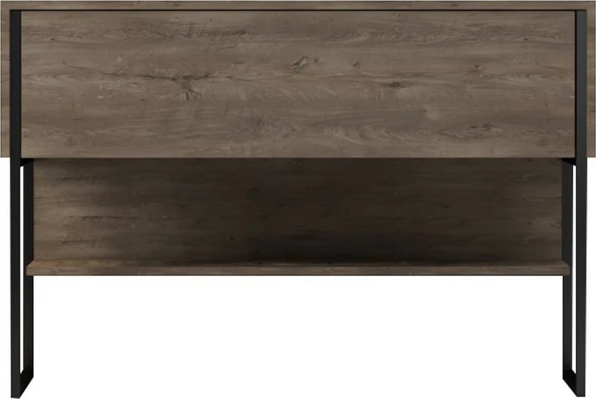 Komodë Hanah Home, Luxe, e zezë dhe arre