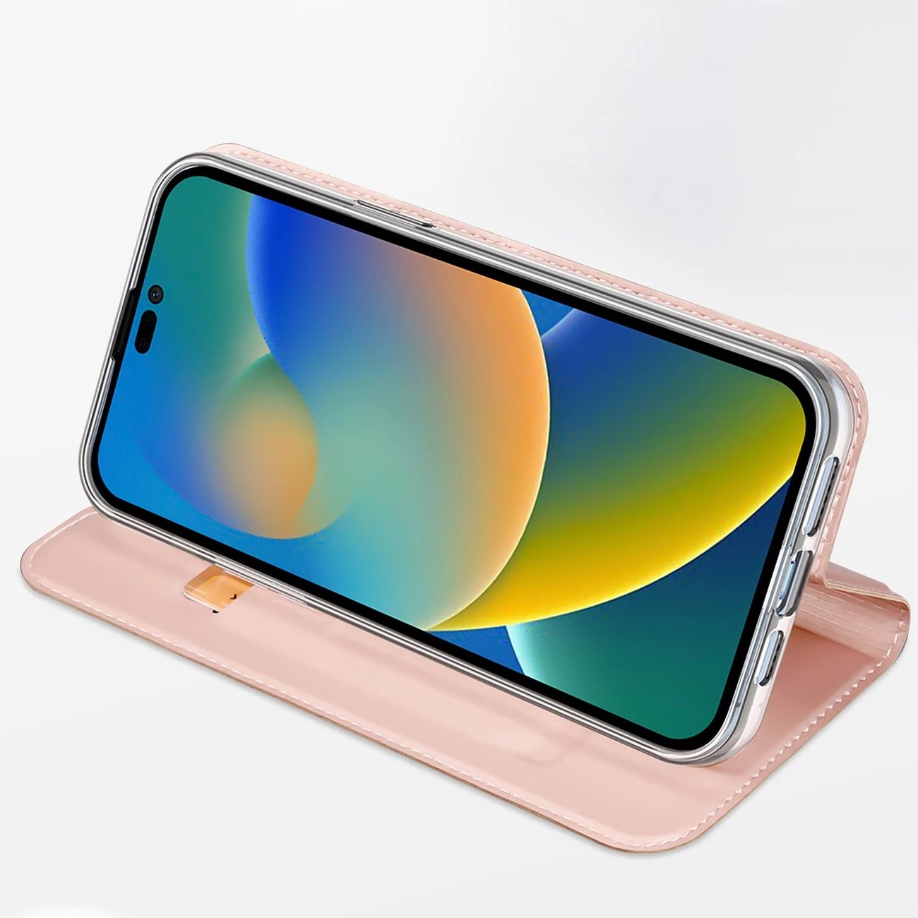 Mbështjellës Dux Ducis Skin Pro për iPhone 14 Pro Max, me kapak, i zi Mbështjellës Dux Ducis Skin Pro për iPhone 14 Pro Max, me kapak, i zi