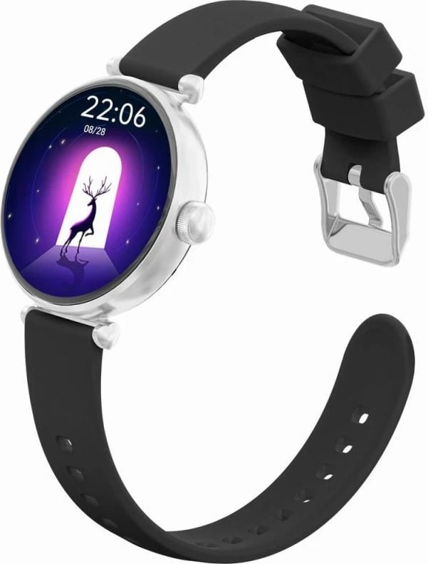 Smartwatch Gravity unisex, e zezë