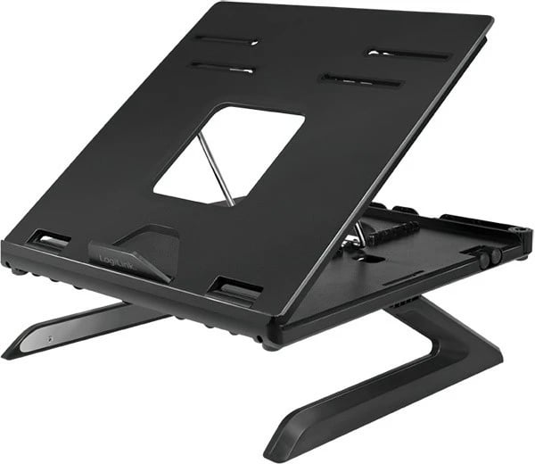 Mbajtës laptopi LogiLink AA0133 me mbajtës për smartphone, i zi