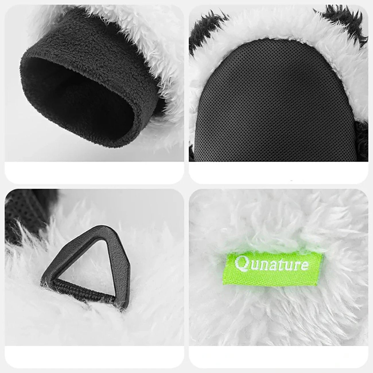 Doreza ski Qunature Panda, për fëmijë dhe të rritur, S, e zezë/e bardhë