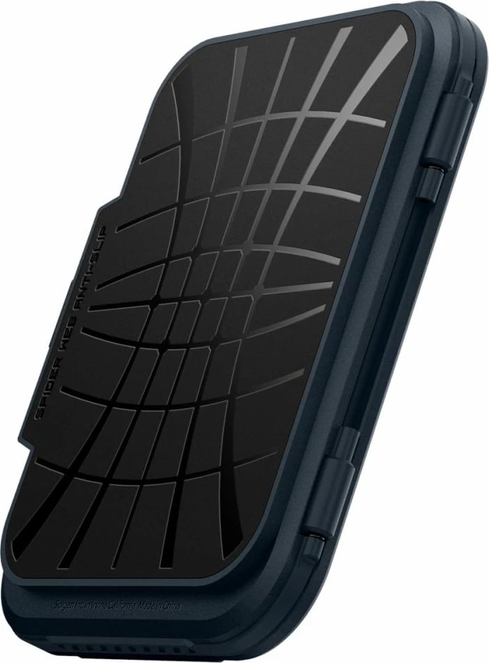 Mbështjellës Spigen Lock Fit MagSafe për kartela, Blu e errët
