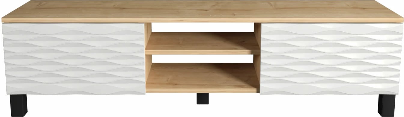 Komodë për TV Skye Decor, Lukas - ngjyrë safir, e bardhë