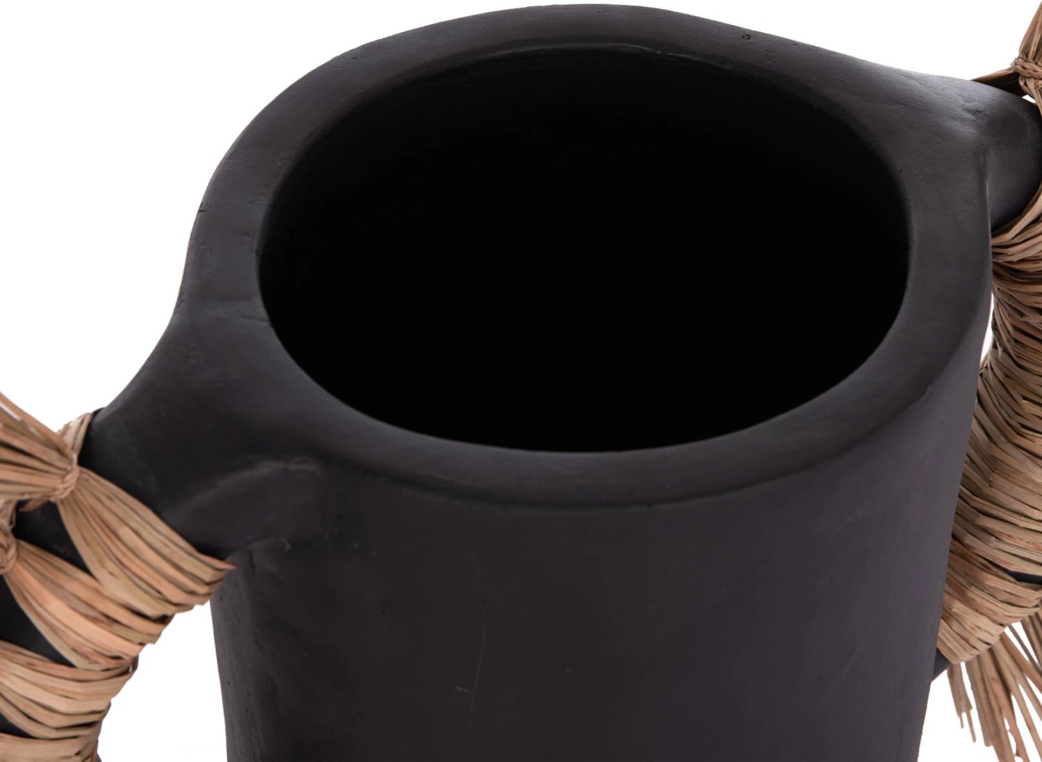 Vazo dekorative tavoline ALICA, terrakotë e zezë, bar i thatë, 55x19x34cm Vazo dekorative tavoline ALICA, terrakotë e zezë, bar i thatë, 55x19x34cm