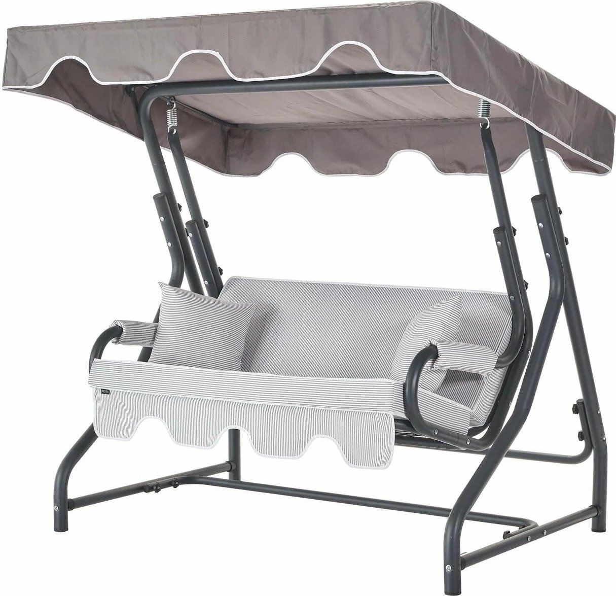 Karrige lëkundëse dyshe për kopsht, Hanah Home Morus 3, shumëngjyrëshe